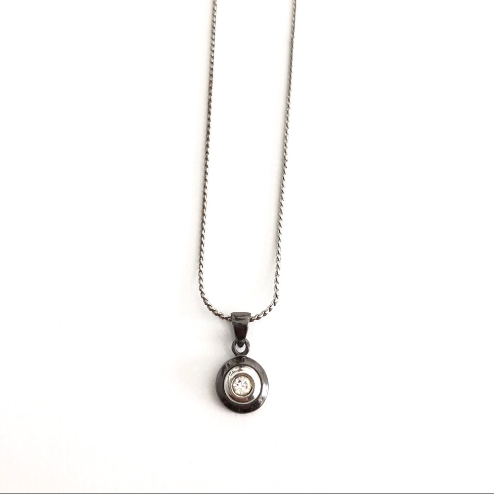 ⚙️ Lauren Conrad Silver Two Toned Minimal Necklace